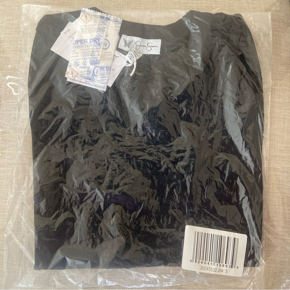 Jessica Simpson Women's Indria Crochet Tee-Black - Picture 6 of 6